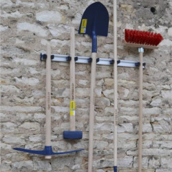 Porte outils sur rail Perrin longueur 500 mm 1 crochet 30-40 mm 2 crochets 20-30 mm