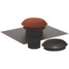 Chapeau de ventilation toiture pour tuile ou ardoise - Diamètre 125 mm