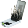Coffret de 10 forets hélicoïdal Ø3 à 10 mm HSS D3-10 CE