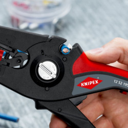 Pince à dénuder automatique PreciStrip 16 Knipex - Câbles épais et très fins - 0,08 à 16 mm²