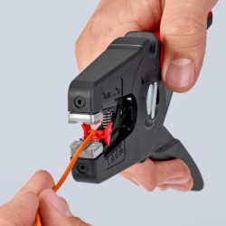 Pince à dénuder automatique PreciStrip 16 Knipex - Câbles épais et très fins - 0,08 à 16 mm²