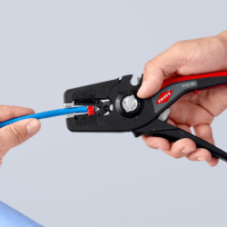 Pince à dénuder automatique PreciStrip 16 Knipex - Câbles épais et très fins - 0,08 à 16 mm²