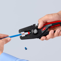 Pince à dénuder automatique PreciStrip 16 Knipex - Câbles épais et très fins - 0,08 à 16 mm²