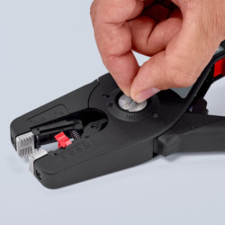 Pince à dénuder automatique PreciStrip 16 Knipex - Câbles épais et très fins - 0,08 à 16 mm²