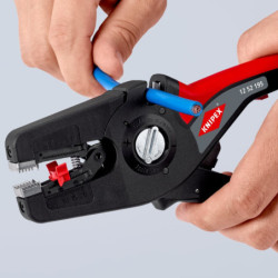 Pince à dénuder automatique PreciStrip 16 Knipex - Câbles épais et très fins - 0,08 à 16 mm²