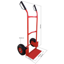 Diable roues gonflables charge 200 kg