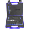 Coffret jeu de tarauds à main M3-M4-M5-M6-M8-M10-M12 mm