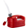 Jerrican Pressol en polyéthylène rouge pour carburant
