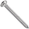 Vis à tôle tête cylindrique large pozidrive Inox A2 DIN 7981 ISO 7049 Forme C M4.8x70 - Boîte de 100