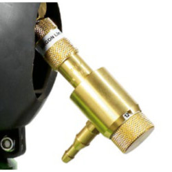 Raccord automatique gaz neutre + Régulateur de débit préréglé 4 à 26 l/m