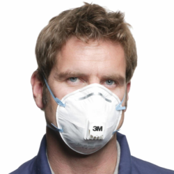 Masque antipoussière 3M 8822 FFP2 avec valve boite de 10 pièces