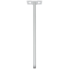 Pied elliptique Blanc crème mat RAL 9010