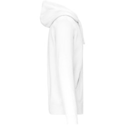 Sweat-shirt zippé capuche homme Kariban K454 coloris Blanc