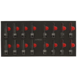 Module de douilles a chocs 1/2 16 pièces 6 pans de 5 à 19mm et Torx de 30 à 80