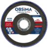 Disque plat à lamelles acier et inox OBSIMA Ø125 mm