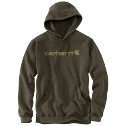 Sweat à capuche Signature Logo Hooded marron