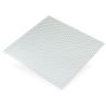 Plaque en aluminium brut perforée ronds - diamètre 5 mm - 500 x 250 mm - épaisseur 1 mm