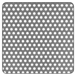 Plaque en aluminium brut perforée ronds - diamètre 5 mm - 500 x 250 mm - épaisseur 1 mm