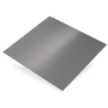 Plaque en aluminium anodisé lisse gris brossé - 500 x 250 mm - épaisseur 0.5 mm