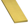 Profilé plat en laiton - largeur 10 mm - épaisseur 2 mm - longueur 1 m