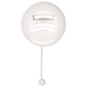 Bouche d'extraction autoréglable pour VMC simple flux Ø 125 mm Blanc