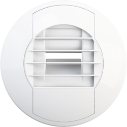 Bouche de VMC réglable système Hygroréglable - Diamètre 80 mm - Plastique renforcé - Blanc