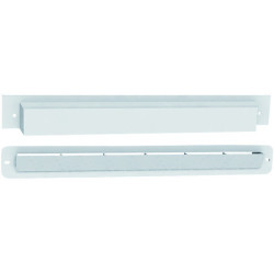 Entrée d'air autoréglable pour coffre de volet roulant - 36,8 cm - Blanc