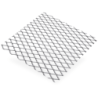 Grille métal déployé en aluminium brut avec mailles 10x5.5mm
