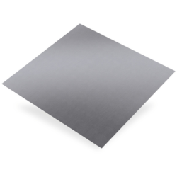 Plaque en aluminium brut lisse