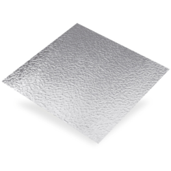 Plaque en aluminium brut granité
