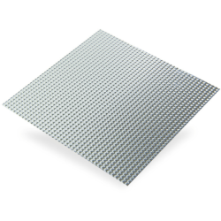 Plaque en aluminium brut relief diamant