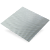 Plaque en aluminium brut relief diamant