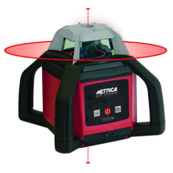 Pack laser Rotativo H4 rouge IP66 portée 500 mètres avec récepteur millimétrique 61326