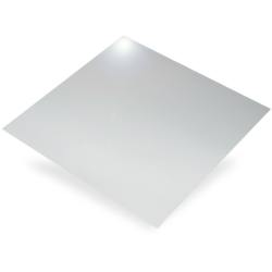 Plaque en inox lisse