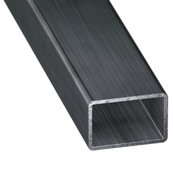 Tube rectangulaire creux en acier profilé à froid verni