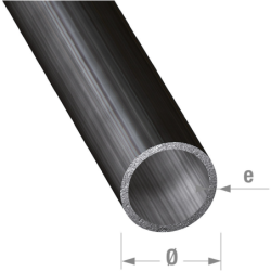 Tube rond creux en acier profilé à froid verni
