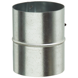 Manchon de raccordement pour gaine aluminium flexible diamètre 80 mm