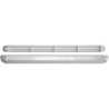 Entrée d'air autoréglable multi-débits pour VMC simple flux 29.5 cm - moustiquaire - Blanc