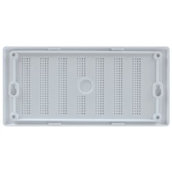 Grille de ventilation d'intérieur réglable avec moustiquaire - 193 x 91 mm - Blanc