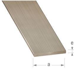 Profilé plat en acier inoxidable
