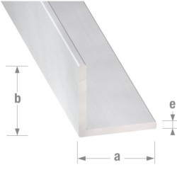 Cornière égale Aluminium anodisé incolore