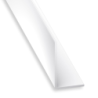 Cornière d'angle inégale PVC blanche