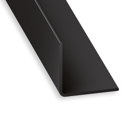 Cornière d'angle égale 20 x 20 mm PVC noir