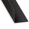 Cornière d'angle égale 20 x 20 mm PVC noir