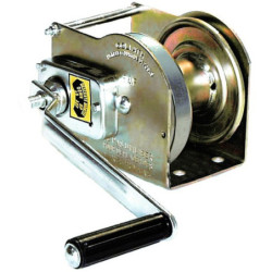 Treuil manuel de traction acier inox sans câble CMU 180 kg