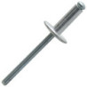 Rivet aluminium standard tige acier tête large Ø 4.8mm