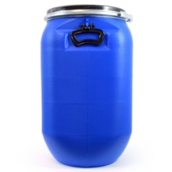 Fût de macération large ouverture en plastique alimentaire 60L - 60 x 40 cm