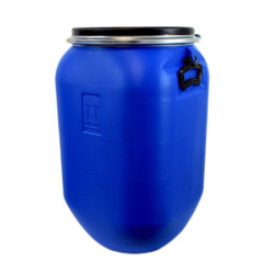 Fût de macération large ouverture en plastique alimentaire 60L - 60 x 40 cm