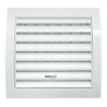 Grille de ventilation réglable carrée avec moustiquaire Blanc Autogyre
