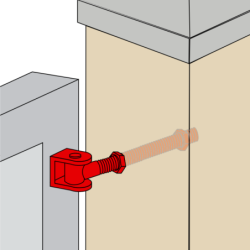 Pivot tige longue Ø20 mm longueur 190 mm